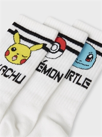 NAME IT 3-Pak Strømper Milton Pokemon Bright White